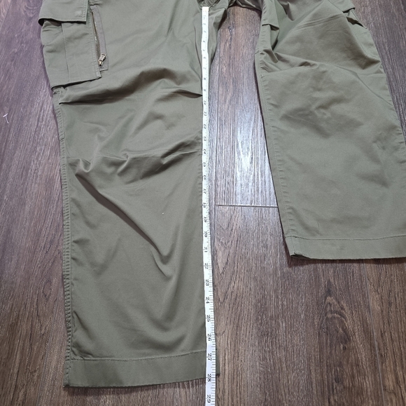 Lauren Ralph Lauren Black Label Women’s 18W Cargo Pants Olive Green Utility - Picture 13 of 13